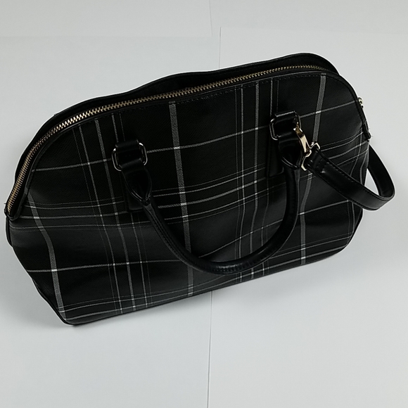 a new day Handbags - A New Day black and white plaid crossbody purse